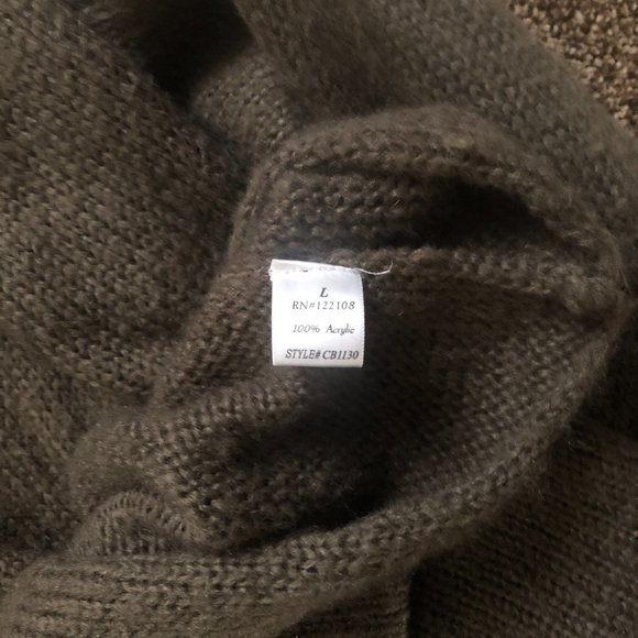 MAK Open Cardigan Wrap Sweater - Picture 3 of 4